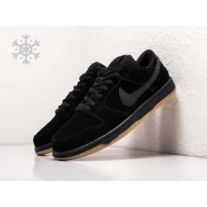 Кроссовки Nike SB Dunk Low Black Зимние