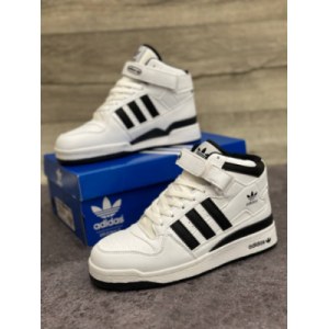 Кроссовки ADIDAS FORUM Winter white/black Зимние