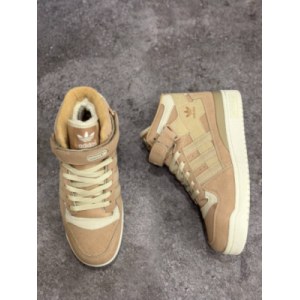 Кроссовки ADIDAS FORUM Winter suede/light brown Зимние