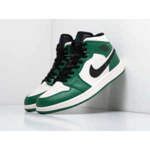 Кроссовки Nike Air Jordan 1 Mid Pine Green Зимние