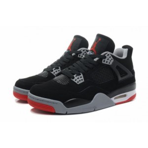 Кроссовки Nike Air Jordan 4 Retro BRED 2019 (GS) Зимние