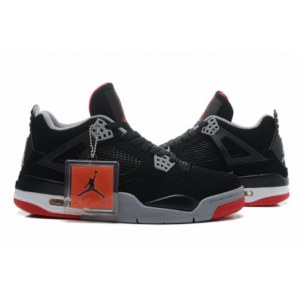 Кроссовки Nike Air Jordan 4 Retro BRED 2019 (GS) Зимние