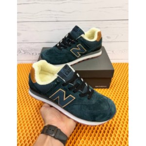 Кроссовки New Balance 574 Bottle suede Зимние