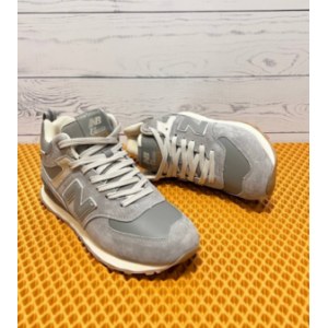 Кроссовки New Balance 574 High light grey Зимние