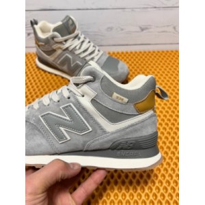 Кроссовки New Balance 574 High light grey Зимние