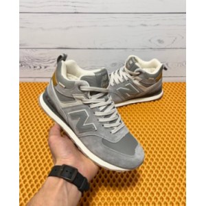 Кроссовки New Balance 574 High light grey Зимние