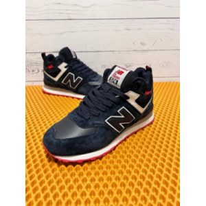 Кроссовки New Balance 574 High Dark blue Зимние