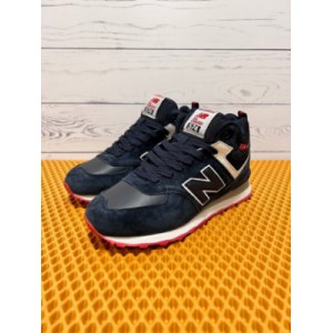 Кроссовки New Balance 574 High Dark blue Зимние