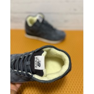 Кроссовки New Balance 574 High grey suede Зимние