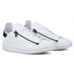 Adidas Y-3 Stan Smith Zip (White/Coral Black) (008)
