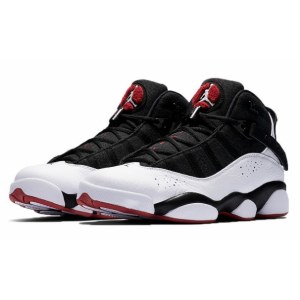 Air Jordan 6 Rings (White/Black/Red) (098)