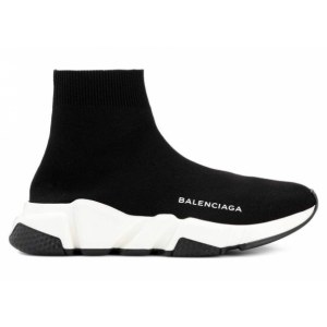 Кроссовки Balenciaga Speed Trainer (Black/White) (008)