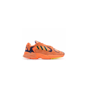 Кроссовки Adidas Yung-1 оранжевые, темно-синие (005)