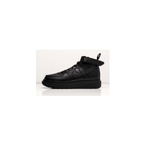 Кроссовки Nike Air Force 1 High All Black Зимние