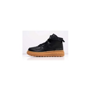 Кроссовки Nike Air Force 1 High Black/Brown Зимние