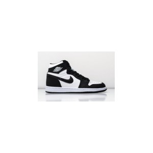 Кроссовки Nike Air Jordan 1 Retro High Og Black/White Зимние