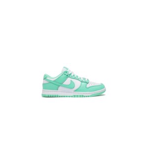 Кроссовки Nike Dunk Low Green Glow белые с зеленым